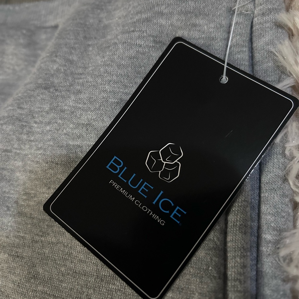 Blue Ice Men’s Fleece Lined Joggers Pants - Heather Grey - NWT S - Picture 7 of 9